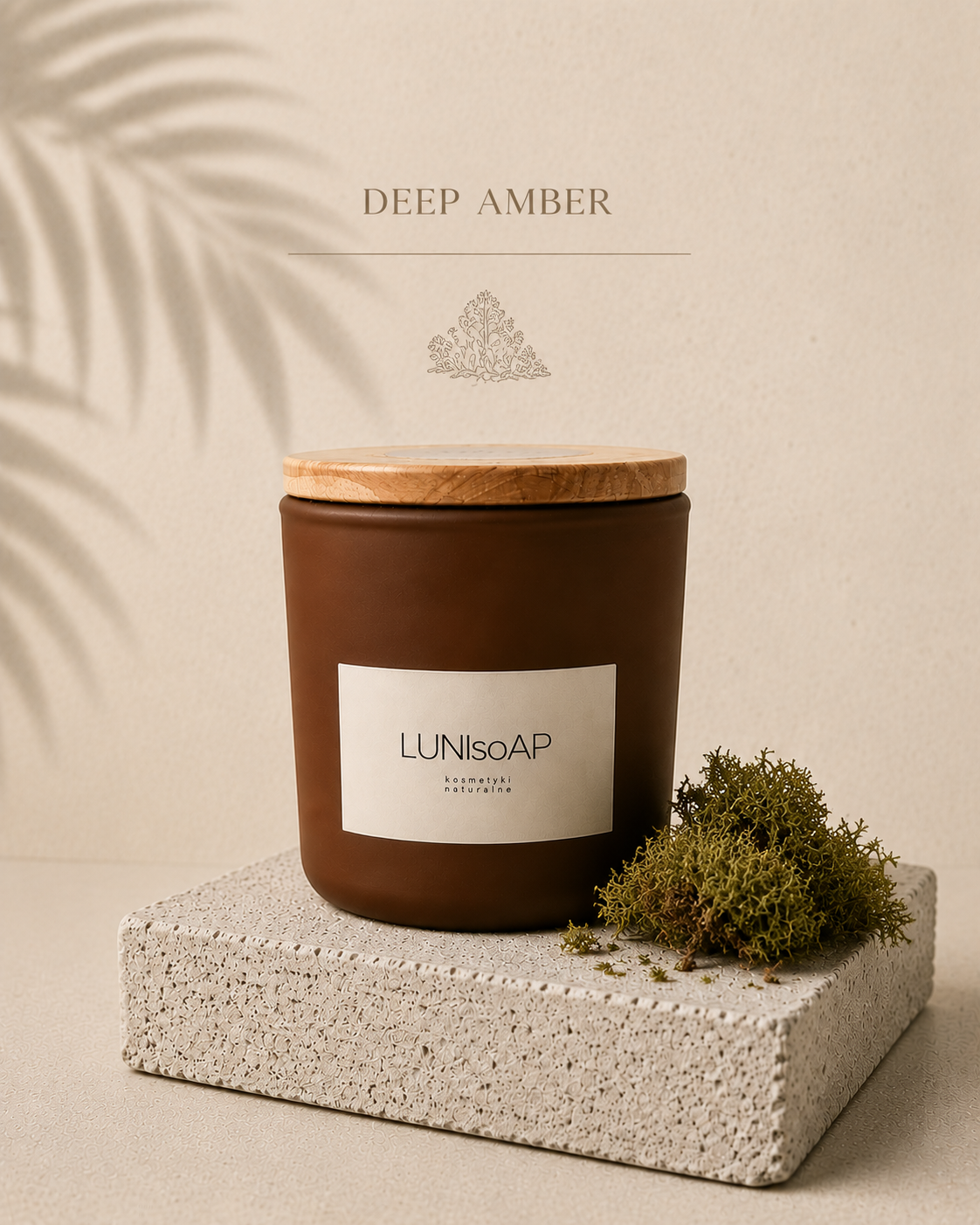 Świeca do masażu Deep Amber LUNIsoAP