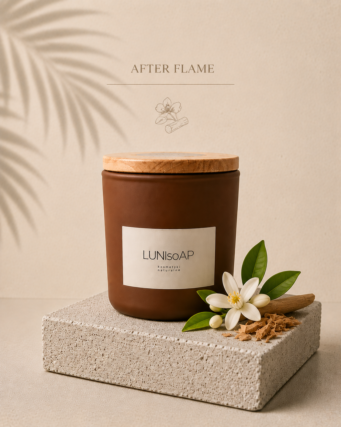 Świeca do masażu Soft Skin After Flame LUNIsoAP